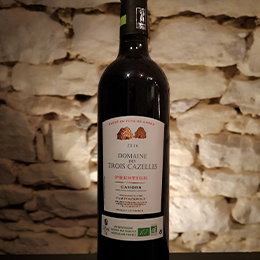 vin rouge Domaine des Trois Cazelles o fermier paris