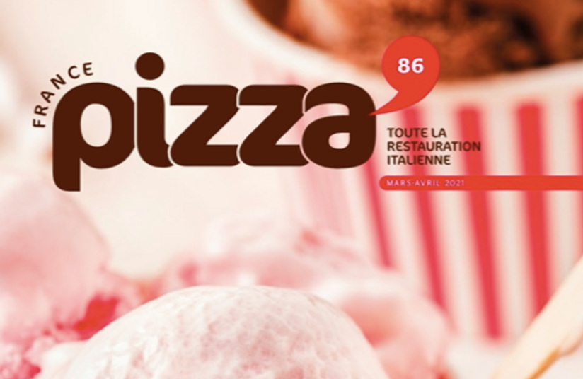 Le magasine France Pizza mentionne Ô FERMIER et la crème glacée des Fermiers Sablé !