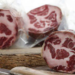 Echine sechee (coppa) porc noir Pierre Matayron O Fermier paris batignolles
